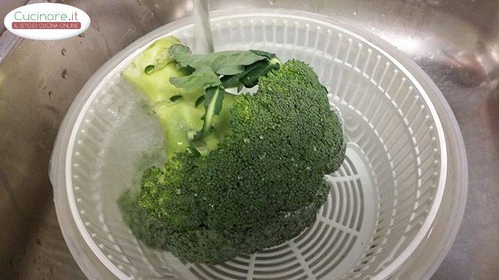 Orecchiette con broccoli baresi preparazione 0