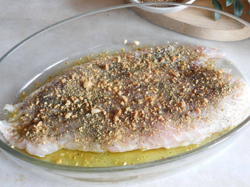 Pesce Persico al forno preparazione 6