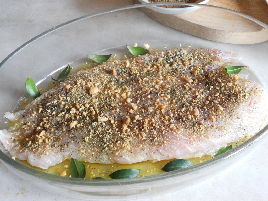 Pesce Persico al forno preparazione 7