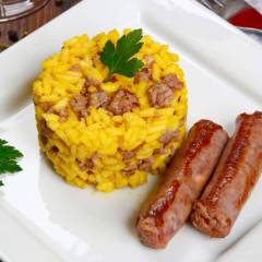 Risotto Zafferano e Salsiccia