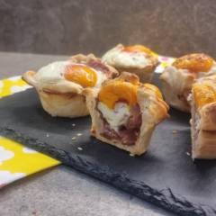 CESTINI DI PASTA SFOGLIA CON UOVA