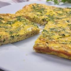 FRITTATA CON GERMOGLI DI SOIA