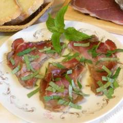 Fettine di Manzo allo Speck, Salvia ananas e Limone