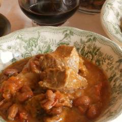 Umido di manzo con fagioli