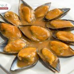 Cozze in salsa di zafferano