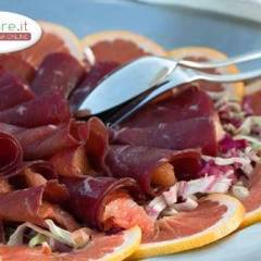 Bresaola con Pompelmo rosa