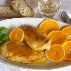 Petto di pollo all'arancia