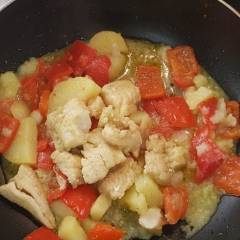 Baccalà Peperoni E Patate