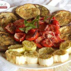 Tris di Verdure grigliate e gratinate al forno con Dragoncello