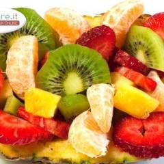 Macedonia con Ananas, Kiwi, Mandarini e Fragole