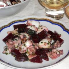 Polpo con Barbabietole rosse