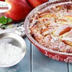 Clafoutis alle Pesche