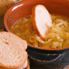 Cavolo cinese brasato al curry