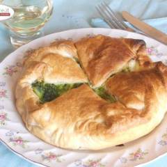 Torta salata con Cime di Rapa