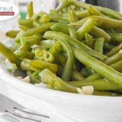 Fagiolini con aglio e olio