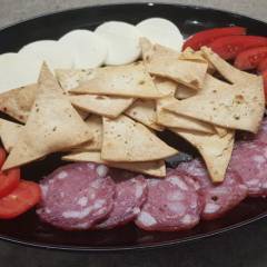 TRIANGOLI DI PIADINA IN FRIGGITRICE AD ARIA