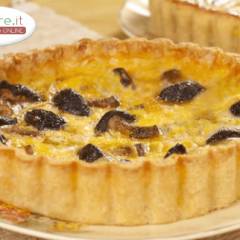 Torta Salata Funghi e Porro