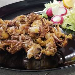 CIUFFI DI CALAMARI IN FRIGGITRICE AD ARIA
