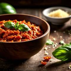 PESTO DI POMODORI SECCHI E MANDORLE BIMBY