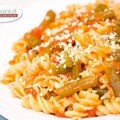 Pasta con Pomodoro e Fagiolini