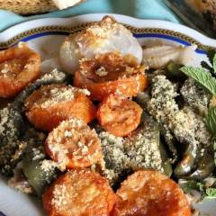 Teglia estiva di verdure al forno gratinate