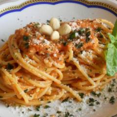 Spaghettoni con salsa di verdure 