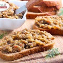Bruschette con  Melanzane Grigliate