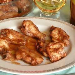 Ali di pollo all'indiana