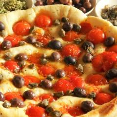 Focaccia alla mediterranea