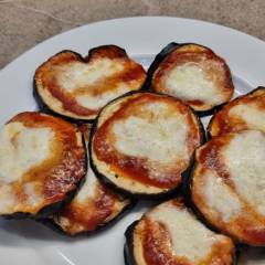 PIZZETTE DI MELANZANE IN FRIGGITRICE AD ARIA