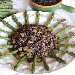 Riso Venere Con Asparagi