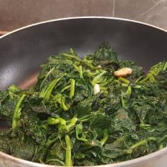 CIME DI RAPA IN PADELLA