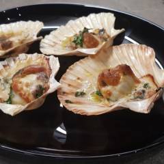 CAPESANTE GRATINATE IN FRIGGITRICE AD ARIA