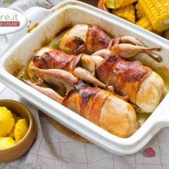 Quaglie alla Pancetta affumicata