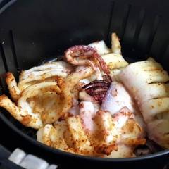 Calamari Gratinati Friggitrice ad Aria