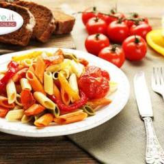 Penne tricolori ai peperoni