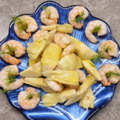GAMBERETTI E CARCIOFI