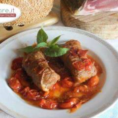 Involtini di Manzo con Speck, Pecorino e Salvia ananas
