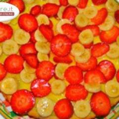 Torta Banane e Fragole