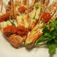 Scampi in padella