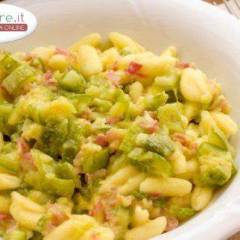Cavatelli con Pancetta e Zucchine