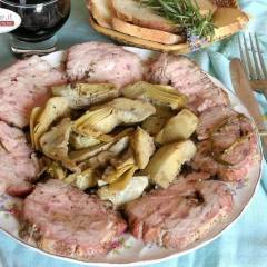 Arrosto con cuori di Carciofo