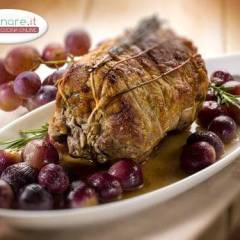 Arrosto con Uva rossa