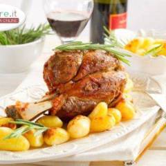 Stinco al forno con Patate