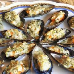 Cozze gratinate al pecorino