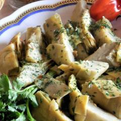 Carciofi Aglio, Olio E Peperoncino
