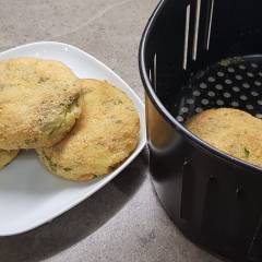 Medaglioni Di Patate In Friggitrice Ad Aria