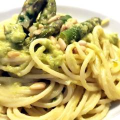 Spaghetti Con Asparagi