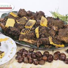 Capriolo con castagne