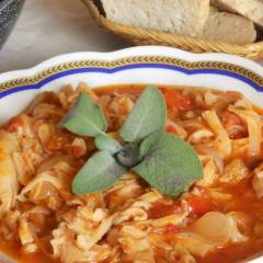 Trippa alle cipolle e speck